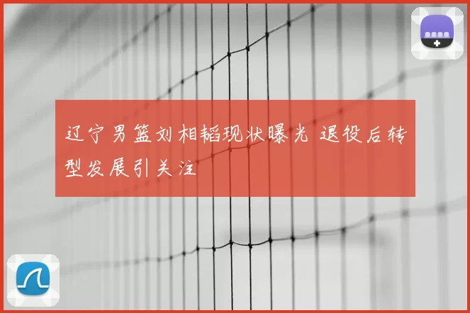 辽宁男篮刘相韬现状曝光 退役后转型发展引关注